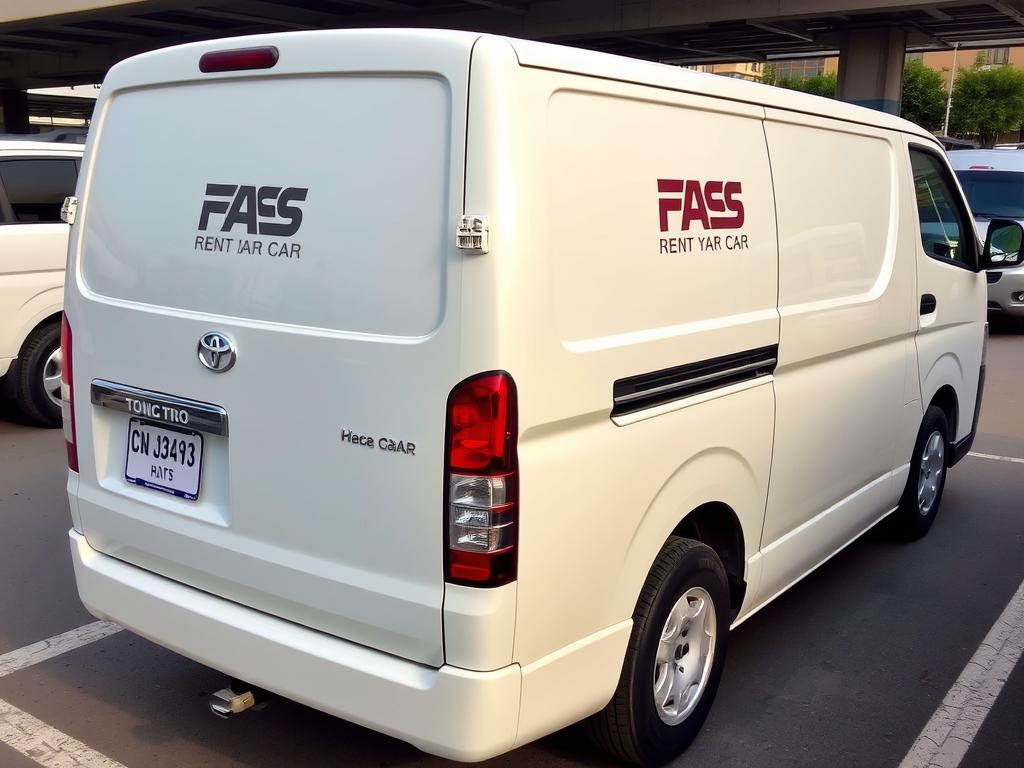 Van rental Toyota Hiace in Rahim Yar Khan
